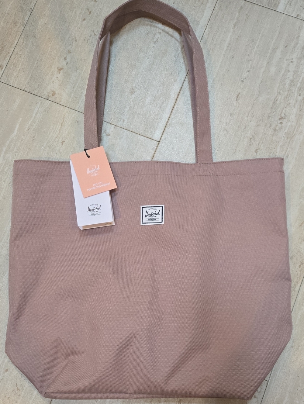 New Herschel Supply Company Ash Rose Classic Canvas Tote Bag